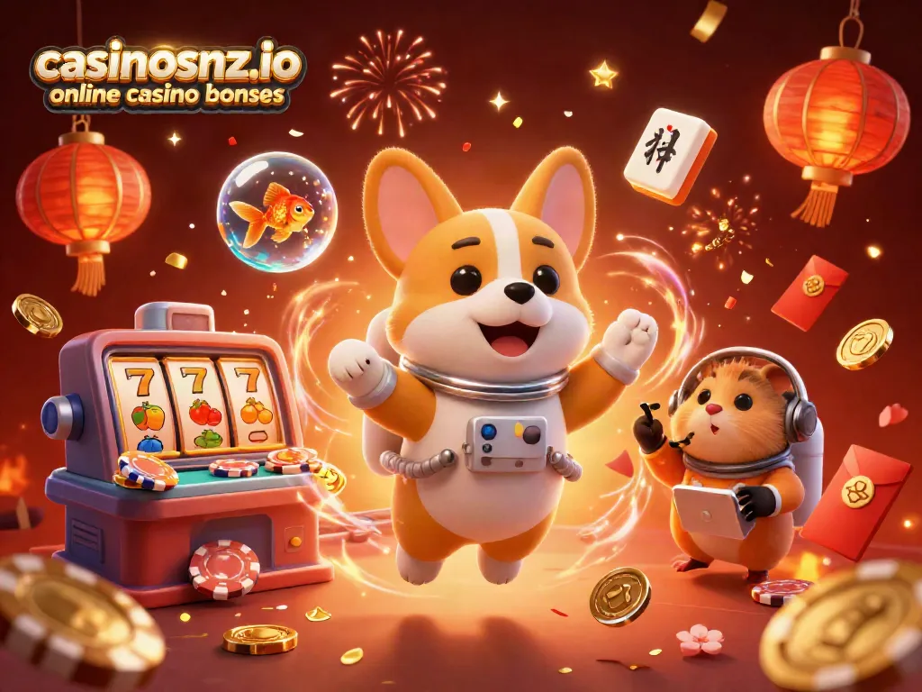 Experience the thrill of casinosnz.io online casino bonuses in a vibrant space casino scene.